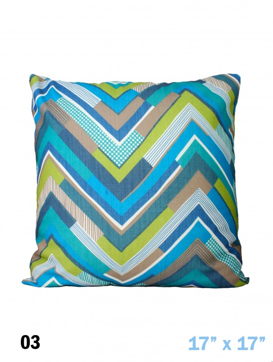 Chevron Pattern Cushion & Filler